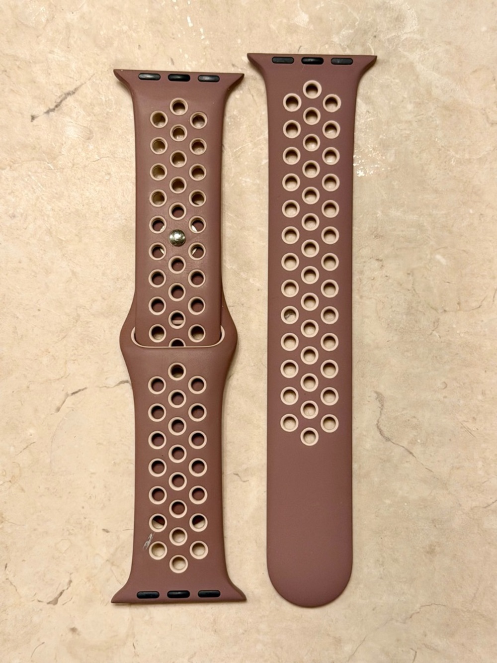 Apple Nike Silicone Sport Watch Band - Mauve